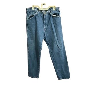 Wrangler Men's Blue Denim Jeans 38x29  Straight Leg 96501DS